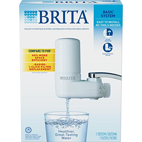Brita 35214 On Tap Basic Water Faucet Filtration System (Fits Standard