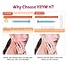 Facial Hair Removal for Women Face - Portable Electric Painless Flawless Hair Remover Waterproof with Built-in LED Light
