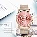 XioNiu Wrist Watch, 1 Pc Women Fashion Quartz Watch Casual Metal Gift Wrist Watch (8 Colors) Wrist Watches