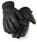 Northstar Mens Full Grain Black Deerskin Lined with 100 gram 3M Thinsulate 013B