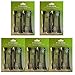 20 pcs Replacement Brush Heads Compatible with Philips Sonicare Electric Toothbrush - Model HX-6064 Black - by FolksCare(TM)