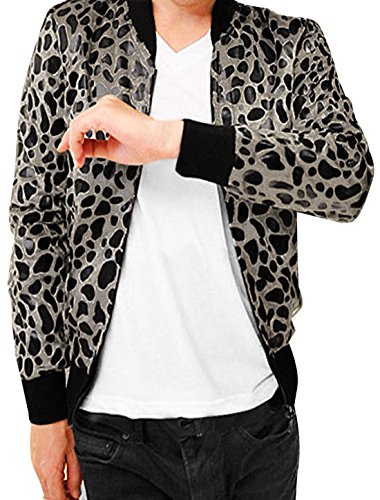 leopard print varsity jacket