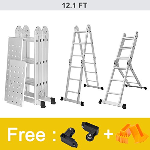 Buy MultiPurpose Ladder Folding Ladder 12.1 FT Extendable
