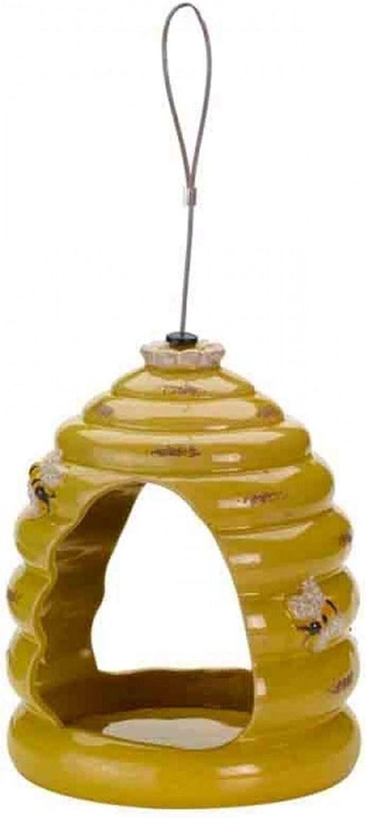Smart Garden Ceramic Beehive Shape Outdoor Garden Wild Bird Feeder