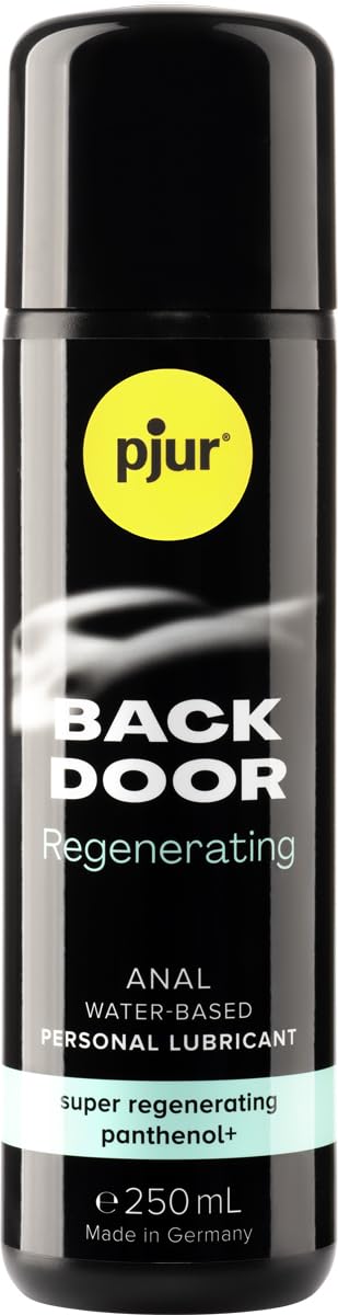 pjur Back Door Regenerating - Water-Based Anal Lubricant - for Intense Anal Sex - with panthenol and Camomile (250ml)