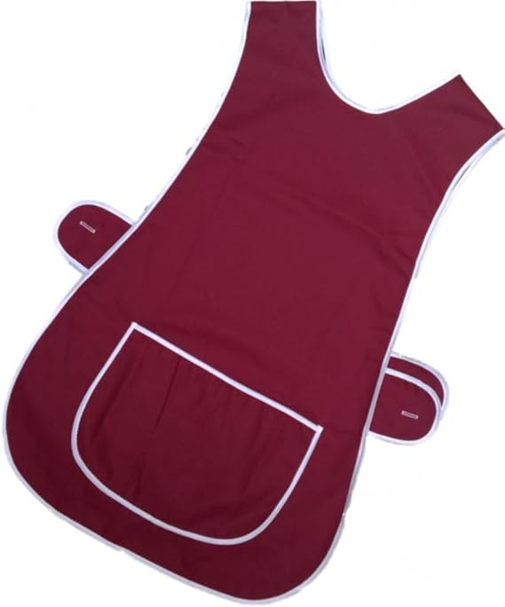 NEW LADIES TABARD TABBARD APRON WITH POCKET PLUS SIZE BIG KITCHEN