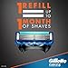 Gillette Fusion ProGlide Manual Men's Razor Blade Refills, 12 Count, Mens Razors/Blades