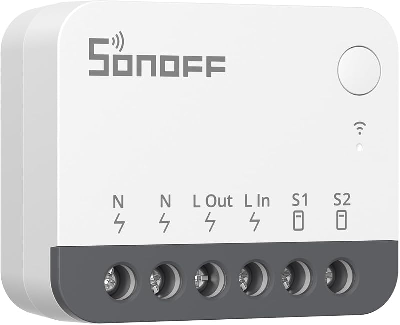 ZBMINIR2 Zigbee Smart Switch 2-Way, Interruttore intelligente, controllo APP, Funziona con Alexa, Google Home, Richiede neutrale e Hub Zigbee