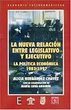Image de La nueva relación entre legislativo y ejecutivo. La política económica, 1982-1997 (Economia) (Spanish Edition)