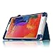 [CORNER PROTECTION] Fintie Samsung Galaxy Tab Pro 8.4 Folio Case - Slim Fit Leather Cover for TabPro 8.4-inch Tablet with Auto Sleep/Wake Feature, Navy
