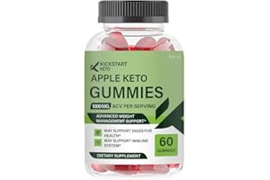 KIVUS (Single) Kickstart Keto Gummies - Kickstart Keto, Apple Keto Gummies (60 Gummies)