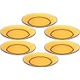 DURALEX Vermeil 3006df06 Set of 6 Glass Plates 23.5 cm