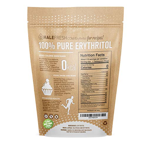 Erythritol Sweetener NonGMO Natural Sugar Substitute 3lb Granulated