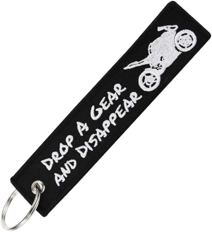 Car keychain Motorcycle Key Chain chaveiro para carro Remove Before Flight Airworthy Key Chains Embroidery Keyring for Pilot Key