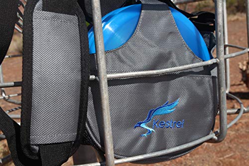 Kestrel Weekday Disc Golf Bag + eBOOK | Fits 5-7 Discs | for Beginner and Advanced Disc Golf Players | (Red) - Thumbnail 7