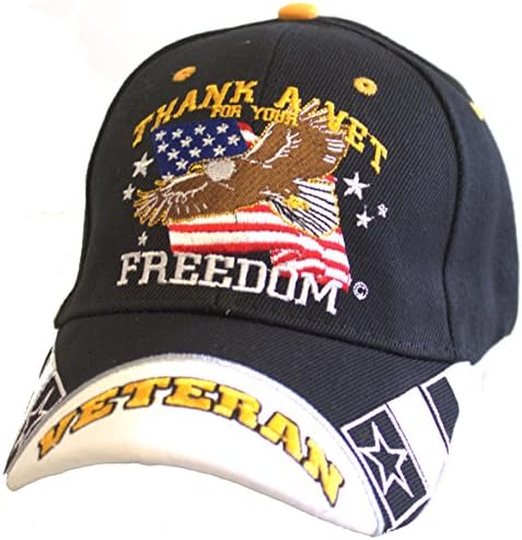 Thank A Veteran For Your Freedom Adjustable Hat