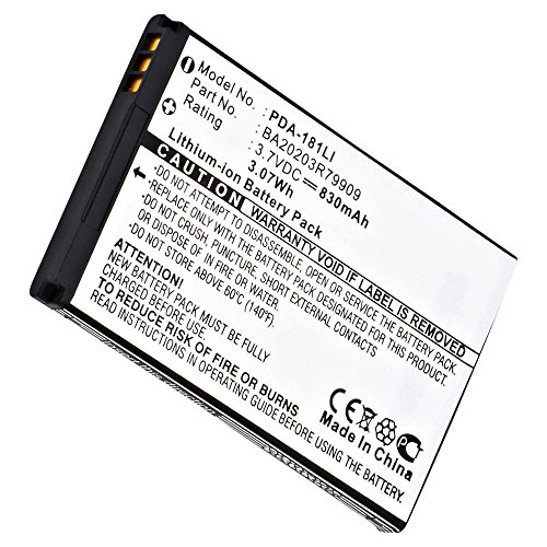 PDA-181LI MP3 Player Dantona Lithium, Lithium Ion (ICR/CGR/LIR) Voltage: 3.7 Battery