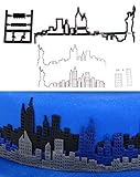 New York Skyline Patchwork Cutter Sugarcraft Equipment Tool