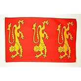 AZ FLAG - King Richard I Of England Flag - 3x5 Ft - 100D Polyester Royal United Kingdom Banner with Two Metal Grommets - Fade Resistant - Vivid Colors - 3' x 5' Feet - 150x90 Cm