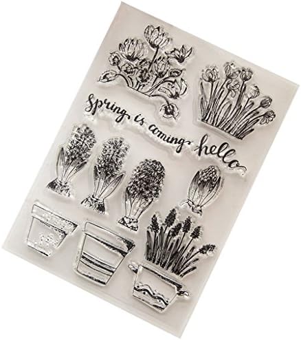 Celan New Spring Transparent Clear Silicone Stamp For DIY Scrapbooking Photo Album Decor Decoration