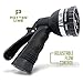 Hose Nozzle Sprayer - Heavy Duty 10 Pattern Garden Spray Attachment