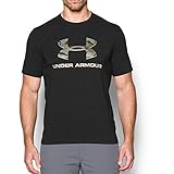 Under Armour Men's Camo Fill Logo T-Shirt, Black, Large