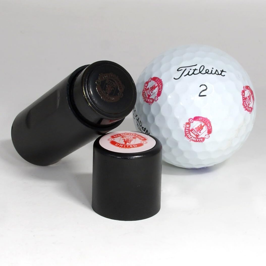 DB SPARES Manchester Football Man U Design Golf Ball Stamper Stamp Marker Personalize your Golf Balls Red Red Devils