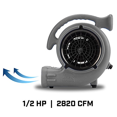 BAir VP50 1/2 HP 2950 CFM Air Mover for Janitorial
