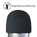 YOUSHARES Pop Filter for Blue Yeti, Yeti Pro Condenser Microphones, Blue Yeti Mic Cover Foam Microphone Windscreen Improve Sound Quality (Black)