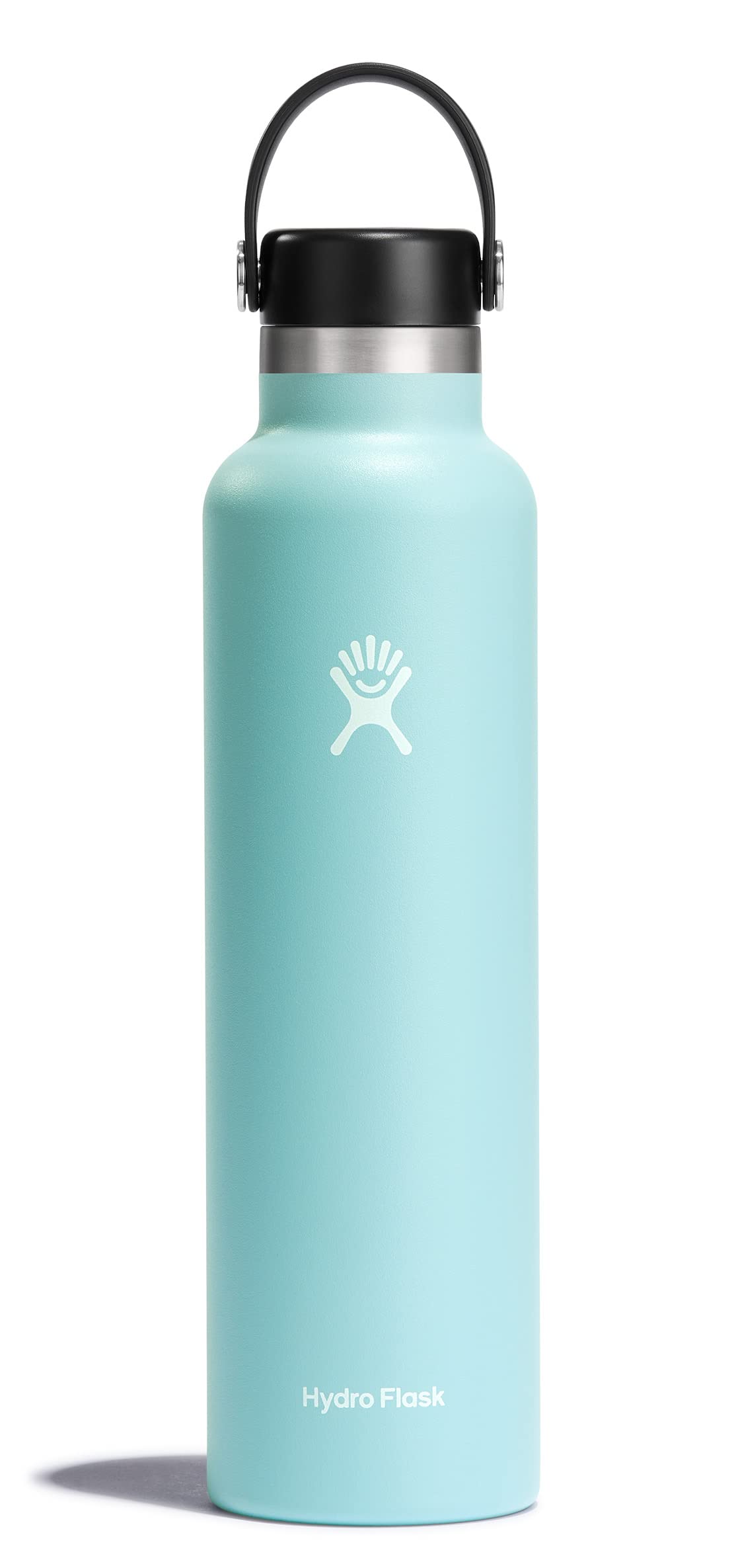 HYDRO FLASK - Water Bottle 709 ml (24 oz) - Vacuum Insulated Stainless Steel Water Bottle with Leak Proof Flex Cap and Powder Coat - BPA-Free - Standard Mouth - Dew — image 1