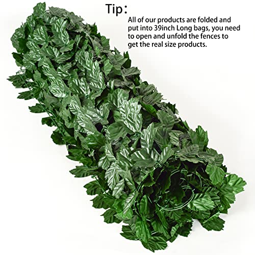 DearHouse Artificial Ivy Privacy Fence Wall Screen, 118.1x59.1 inch