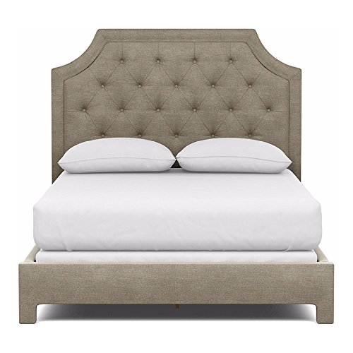 Ethan Allen Alison Bed, Quick Ship, Queen, Palmer Fog