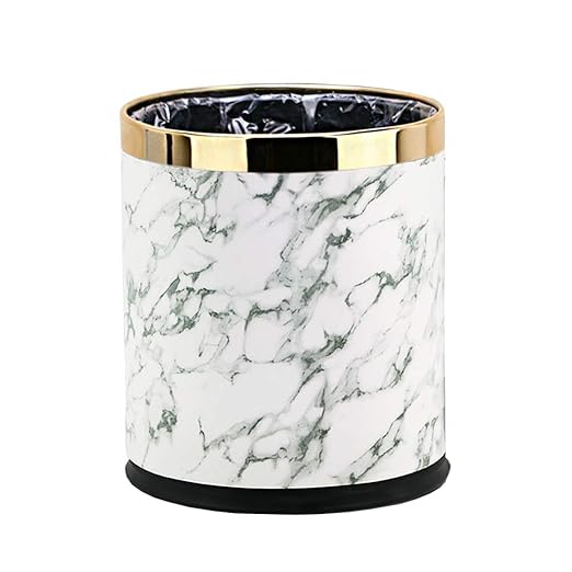 HUACANG Doppelschicht Verdickter Mülleimer Haushalt Badezimmer Büro