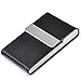 Ayliss Bussiness Card Holder Top Quality Stainless Steel Leather Magnetic Shut