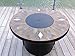 Pebble Lane Living, Sudbury Round Fire Pit Table, 42