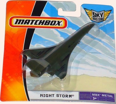 2008 Matchbox Sky Busters NIGHT STORM MBX METAL 14 OF 36 (dark green) 4