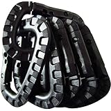 Tactical Carabiner Keychain - Hard Polymer Carabiners Climbing D Rings Light Weight Spring Snap Gear Clip Utility Hooks Backpack Hanging Buckle for Camping Hiking Fishing