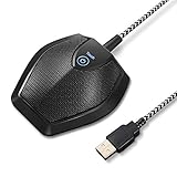 TONOR Conference USB Microphone, Omnidirectional Condenser PC Mic for Video Conference, Recording, Skype, Online Class, Court Reporter, Plug & Play Compatible with Mac OS X Windows PC Compute
