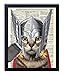 Thor Cat Super Hero Vintage Upcycled Dictionary Art Print 8x10 inches, Unframed