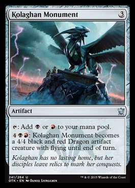 Magic: the Gathering - Kolaghan Monument (241/264) - Dragons of Tarkir