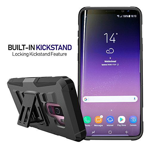 image for MINITURTLE Case Compatible w/ Samsung Galaxy S9 Plus [Holster Case w/ 