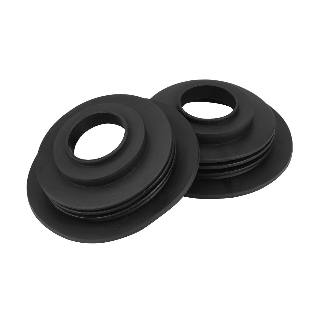 Keenso Car Headlight Dust Covers, 2pcs Car Rubber Waterproof Dustproof LED Headlight Sealing Cover Headlamp Cap for H1, H3, H4, H7, HB3, HB4, H16, 9005, 9006 Headlight cover