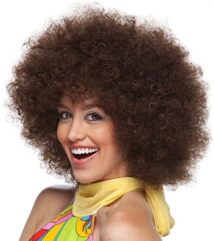 United States of Oh My Gosh Afro Costume Wig - Bring The Party Hair Out - LMFAO (Brown)