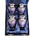 Eternal Peace Lavender Small Keepsake Urns For Human Ashes - Set of 4 - This Timeless and Beautiful Urn is Perfect to Honor Your Loved One - Warm and Comforting Urn for your Cherished Remains - with V