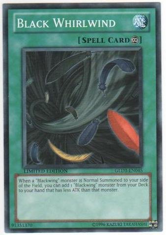 Yu-Gi-Oh! - Black Whirlwind (GLD3-EN045) - Gold Series 3 - Limited Edition - Common