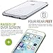 FlexGear Clear iPhone 6s case [Aura X] Hard PC Back TPU Bumper and Tempered Glass Screen Protector, Compatible with iPhone 6/6s (Clear)