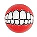 Rogz Fun Dog Treat Ball in various sizes and colors, Large, Red