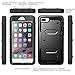 iPhone 7 Plus Case,SOPKASE Heavy Duty Protection with Full-Coverage Screen Protector,Dual Layer Full-body Rugged Combo Locking Swivel Belt Clip Holster Cover [Kickstand] for Apple iPhone 7 Plus (2016)