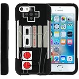 Retro MINITURTLE Case Compatible with Apple iPhone SE, Apple iPhone 5, Apple iPhone 5s [ Retro Game Design Case with Kickstand ] - Controller