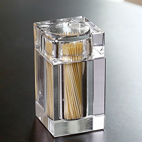 Cosy-YcY Elegant Toothstick Dispenser Toothpick Holder Cocktail Stick Box Can Be Used For Home Décor And Best Christmas Gift For Friends (style one)